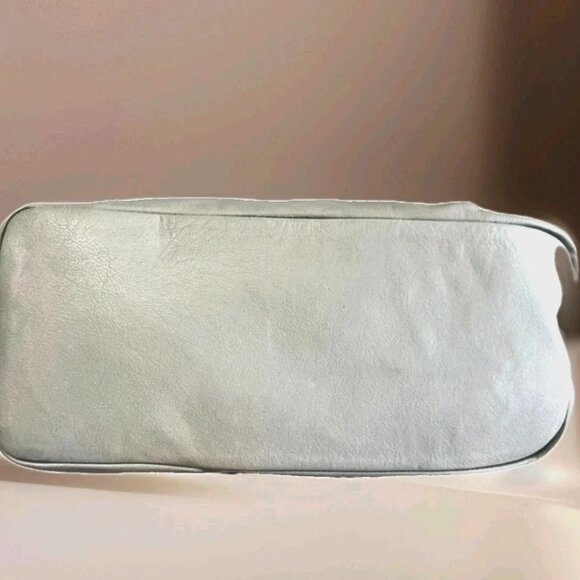 Hobo International Adalyn Gray Leather Shoulder Bag 13x10.5" EUC - Picture 8 of 8